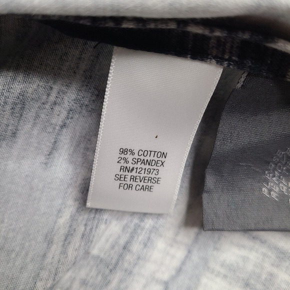 Simply Vera‎ Jacket Blazer Womens Small Black White Plaid Button Double Breasted - Picture 9 of 16